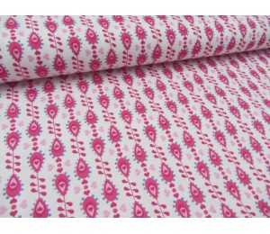 Baumwolle Stilblumen Julia - pink